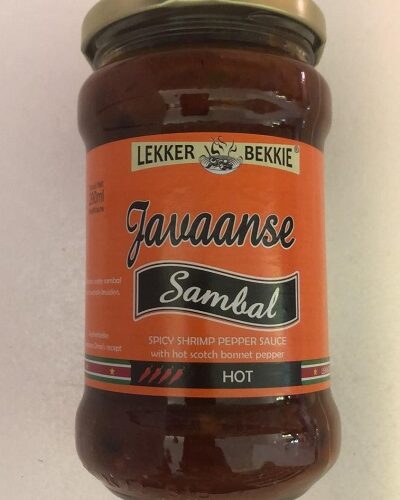 Lekker Bekkie Javaanse Sambal Hot 290 Ml